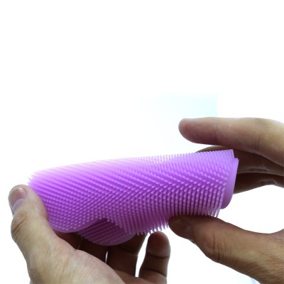 Washable Dish Wash Sponge Silicone Scrubber Dishwashing Cleaning Brush Sponge